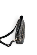 SP1296 Kadın Çapraz Çanta Monogram Füme - Siyah SP1296-M178