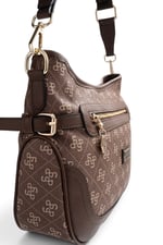 SP1296 Kadın Çapraz Çanta Monogram Kahve - Kahve SP1296-M178