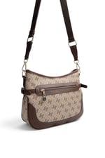SP1296 Kadın Çapraz Çanta Monogram Koyu Bej - Kahve SP1296-M178