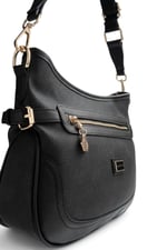 SP1296 Kadın Çapraz Çanta Monogram Siyah - Siyah SP1296-M178