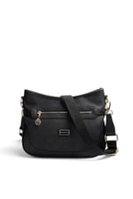 SP1296 Kadın Çapraz Çanta Monogram Siyah - Siyah SP1296-M178