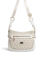 SP1296 Kadın Çapraz Çanta Monogram Taş - Kemik SP1296-M178