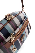 SP1297 Kadın Çapraz Çanta Ekose Mix - Taba SP1297-M2