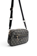 SP1297 Kadın Çapraz Çanta Monogram Füme - Siyah SP1297-M178