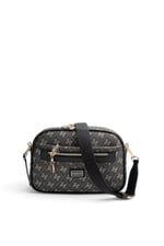 SP1297 Kadın Çapraz Çanta Monogram Füme - Siyah SP1297-M178