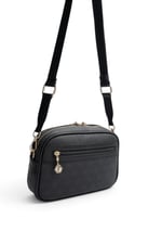 SP1297 Kadın Çapraz Çanta Monogram Siyah - Siyah SP1297-M178