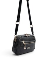 SP1297 Kadın Çapraz Çanta Monogram Siyah - Siyah SP1297-M178