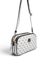 SP745 Kadın Çapraz Çanta Monogram Beyaz - Siyah SP745-M178