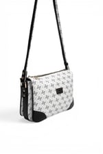 SP784 Kadın Çapraz Çanta Monogram Beyaz - Siyah SP784-M178