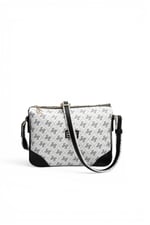 SP784 Kadın Çapraz Çanta Monogram Beyaz - Siyah SP784-M178