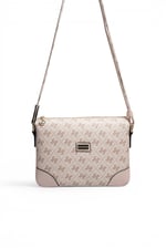 SP784 Kadın Çapraz Çanta Monogram Pembe - Pudra SP784-M178