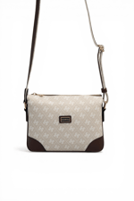 SP784 Kadın Çapraz Çanta Monogram Taş-Kahve