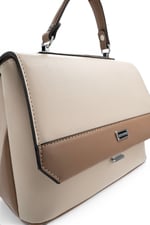 SP838 Kadın Çapraz Çanta Düz Bej - Latte SP838-M105