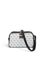 SP899 Kadın Çapraz Çanta Monogram Beyaz - Siyah SP899-M178