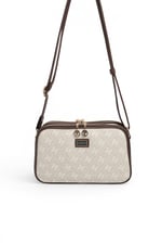 SP899 Kadın Çapraz Çanta Monogram Taş - Kahve SP899-M178