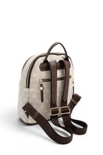 SP901 Kadın Sırt Çantası Monogram Taş-Kahve