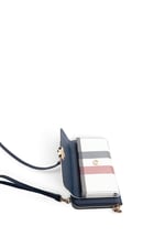 SP921 Kadın Telefon Çantası Ekose Beyaz - Lacivert SP921-MK3