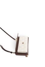 SP921 Kadın Telefon Çantası Monogram Taş - Kahve SP921-M178