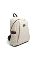 SP926 Kadın Sırt Çantası Monogram Taş-Kahve