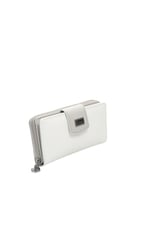 SP928 Kadın Cüzdan & Kartlık Düz Beyaz - A.Gri SP928-M105