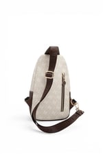 SP959 Kadın Vücut Çantası Monogram Taş - Kahve SP959-M178