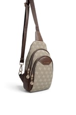 SP959 Kadın Vücut Çantası Monogram Y.Yeşil - Kahve SP959-M178