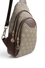 SP959 Kadın Vücut Çantası Monogram Y.Yeşil - Kahve SP959-M178