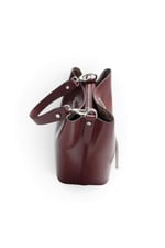 SP967 Kadın Çapraz Çanta Düz Cilt Bordo - Bordo SP967-M224
