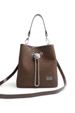 SP967 Kadın Çapraz Çanta Fashion Kahve - 520 Nomy Kahve SP967-M158