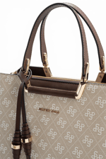 SP969 Kadın El Çantası Monogram Taş-Kahve