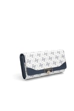 SP979 Kadın Cüzdan & Kartlık Monogram Beyaz - Lacivert SP979-M178