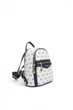 SP983 Kadın Sırt Çantası Monogram Beyaz - Lacivert SP983-M178