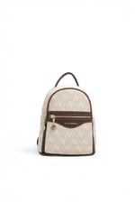 SP983 Kadın Sırt Çantası Monogram Taş - Kahve SP983-M178