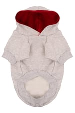 G.O.A.T Gri Kapüşonlu Köpek Sweatshirt (9'lu) Set  