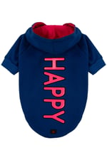 HAPPY Sax Mavi Kapüşonlu Köpek Sweatshirt (9'lu) Set