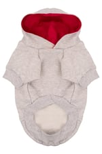 LOVED Gri Kapüşonlu Köpek Sweatshirt (9'lu) Set