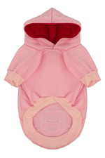 LOVED Pembe Kapüşonlu Köpek Sweatshirt (9'lu) Set