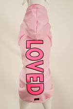 LOVED Pembe Kapüşonlu Köpek Sweatshirt (9'lu) Set