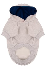 LUCKY Gri Kapüşonlu Köpek Sweatshirt (9'lu) Set