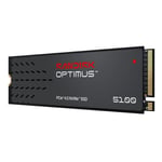 500 GB SANDISK OPTIMUS 5100 6600MB/S 5600MB/S M2 SSD SDSP51500GAN-000E0