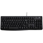 LOGITECH K120 F USB KLAVYE SIYAH 920-004163 KABLOLU