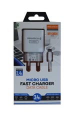 Megatech MT-CM34  3.4A Micro Usb Kablo+ Ev Şarj Adaptörü Hızlı Şarj