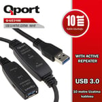 QPORT Q-UZ3100 USB 3.0 10MT UZATMA KABLOSU (REPEATER)