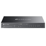 TP-LINK OMADA ES210GMP 10 PORT GIGABIT + 8-PORT POE+ YÖNETİLEBİLİR 123W POE METAL KASA SWITCH