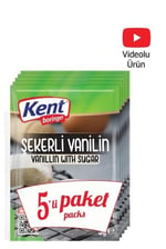 Kent Şekerli Vanilin 5'li