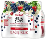 Kızılay Plus+ Kara Mürver & Çilek & Mürver Çiçeği Aromalı Maden Suyu 6x200 ml