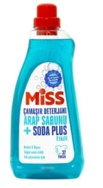 Miss Sıvı Çamaşır Deterjanı Arap Sabunu + Soda Etkili 1500ml