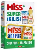 Miss Süper İkili Soda Plus + Arap Sabunu 500gr+1000gr