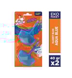 Mr. Muscle Klozet Blok Aqua Blue Mavi Su Verir 2x40gr