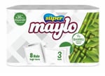 Süper Maylo Bambu Katkılı Kağıt Havlu 8'li